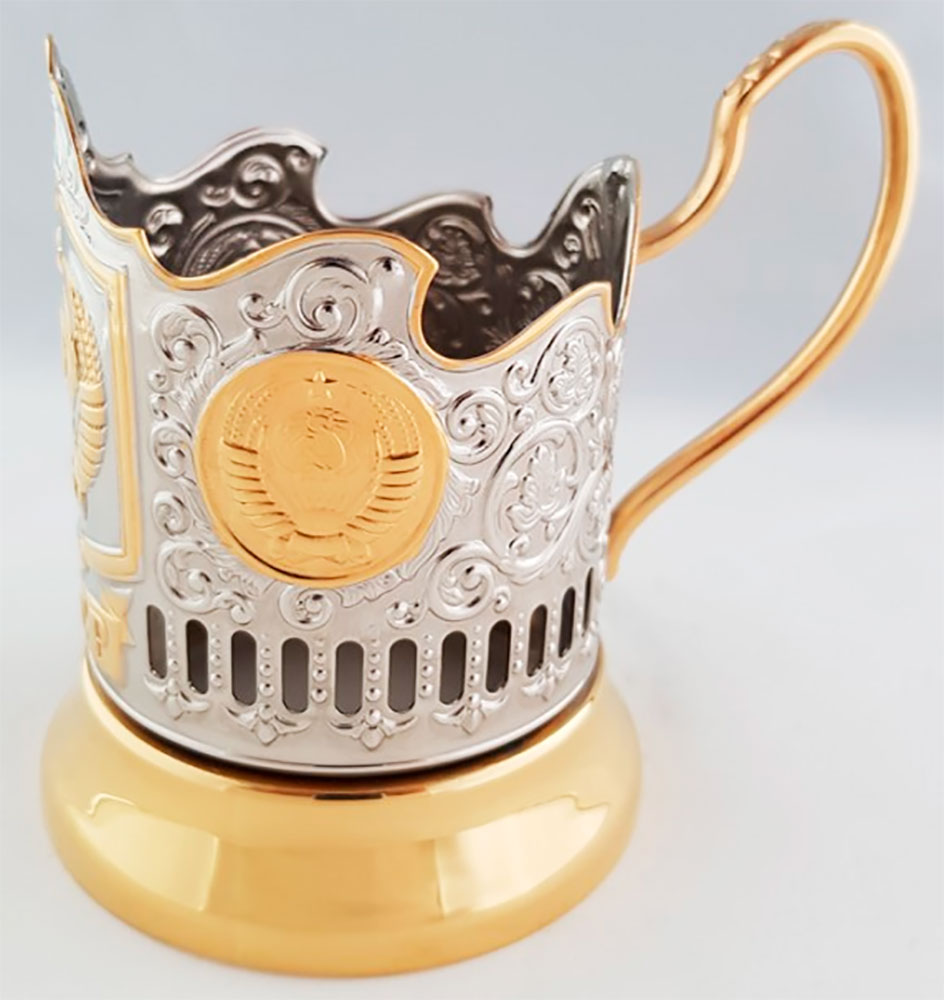 Cup holder Soviet Union, copper
