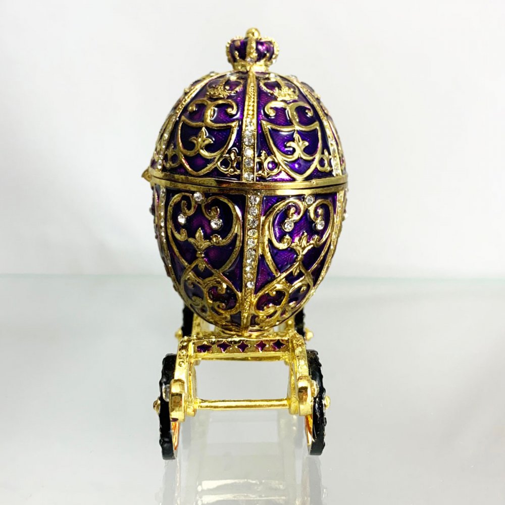 Copy Of Faberge 2131 purple carriage