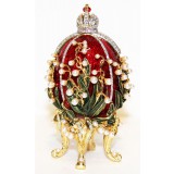 Copy Of Faberge JD0305-6 Egg easter, the Lily of the valley,...