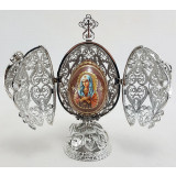 Copy Of Faberge JD0783-1 Egg easter, "Openwork big", colour silver