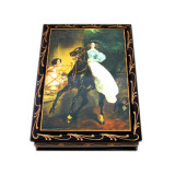 Lacquer Box girl on the horse