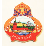 Magnet wooden Red Moscow