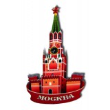Magnet wooden Spasskaya a tower