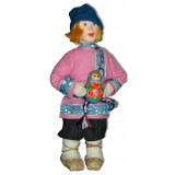Doll handmade copyright Galina Maslennikova A2-15 A Boy with matreshka