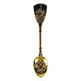 Spoon 116GBI-19 "Moscow St. Basil Cathedral" stamping (yellow)