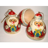 New Year and Christmas christmas tree toy Bell santa