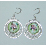 Enamel earrings Earrings Visit