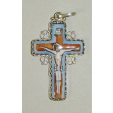 Enamel pectoral cross cross small