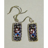 Enamel earrings Earrings Fragrant
