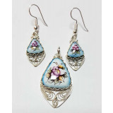 Enamel headsets Set the Camomile