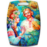Ware Board Kitchen Couple with sunflowers 29 x 21 cm