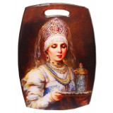 Ware kitchen chopping Board, 29 x 21 cm, Princess with glass.