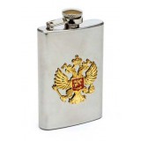 Flask metal The arms of Russia