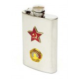 Flask metal Lenin - Red Star