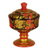 Khokhloma for food Vase for jam 140h110