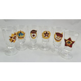 Ware set of glasses with orders of the USSR, 50 ml. 6 pieces in a box.