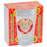 Ware Glass faceted, Emblem of the Russian Federation