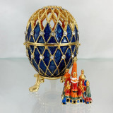 Copy Of Faberge 5290 St. Basil's Cathedral, blue