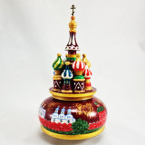 Musical cathedral - a breadboard model Moscow, red, 21 cm,...