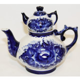 Gzhel Teapot "Samovar"