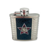 Flask metal Metal flask 100 ml. Red Star