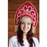 Russian folk costume KOKOSHNIKI Kokoshnik Anna 16165