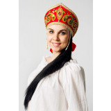 Russian folk costume KOKOSHNIKS Pelagea Kokoshnik 16276