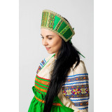 Russian folk costume KOKOSHNIKI Kokoshnik Marja 16297