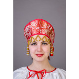 Russian folk costume KOKOSHNIKS Kokashnik Jana 21893