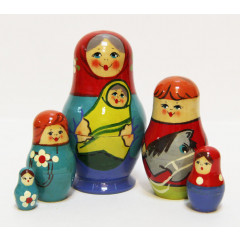 Nesting doll Sergiev-Posad 5 pcs. Children