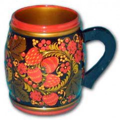 Khokhloma gift Mug high
