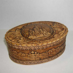 birch bark products box St. Basil's Cathederal