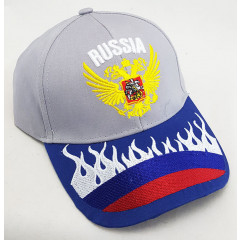 Headdress Baseball cap in assortiment, embroidery Russia