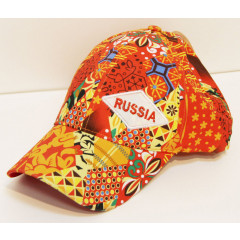Headdress Baseball cap Abstraction, orange tone
