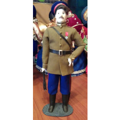 Doll handmade average The Cossack in the grey