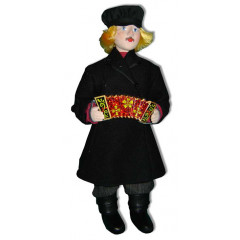 Doll handmade copyright Galina Maslennikova A2-18 Boy  in armayk
