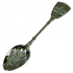 Spoon 116CHE-21 Moscow "the Temple of the Christ of the Savior" stamping (white)