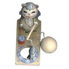 Bogorodskaya toy Cat - fisher