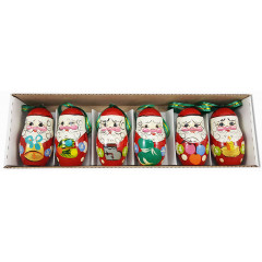 New Year and Christmas christmas tree toy Santa Claus set of 6
