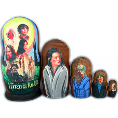 Nesting doll movie stars Lord of the Rings