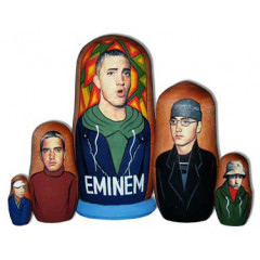 Nesting doll popular singers Eminem