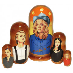 Nesting doll popular singers Madonna
