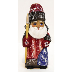 New Year and Christmas carved wooden toy carved wooden toy Father Frost