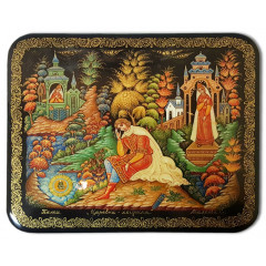 Lacquer Box Palekh The frog Princess, the author Maleeva S.