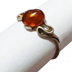 Amber ring R 0105