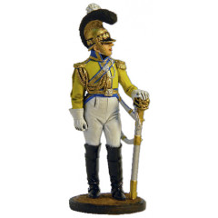 Tin soldier The Napoleonic wars Officer of the regiment "garde du corps". Saxony, 1810-13.