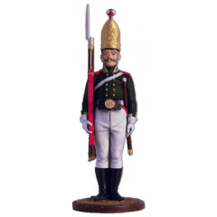 Tin soldier The Napoleonic wars A non-commissioned officer of the St. Petersburg Grenadier regiment. Russia, 1802-05.