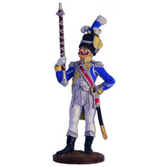 Tin soldier The Napoleonic wars Drum major Dutch grenadiers, 1810-11 years.