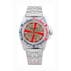 Watches men wrist mechanical with automatic winding, Amphibian, Vostok, 110651