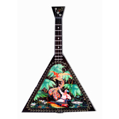Musical instrument balalaika The Firebird, music jukebox